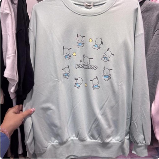 [12/19/2024-10:16-510] Pochacco Sweatshirt width 105 cm