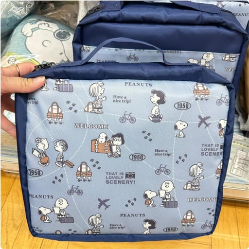 [12/19/2024-13:15-460] Snoopy Travel Pouch Blue 
