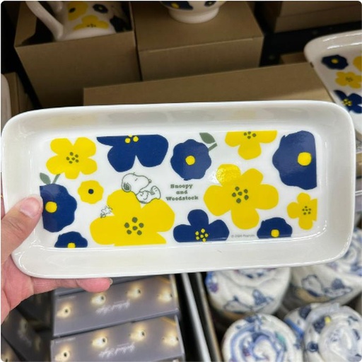 [12/19/2024-13:31-350] Snoopy Tray Plate Ceramic Flower