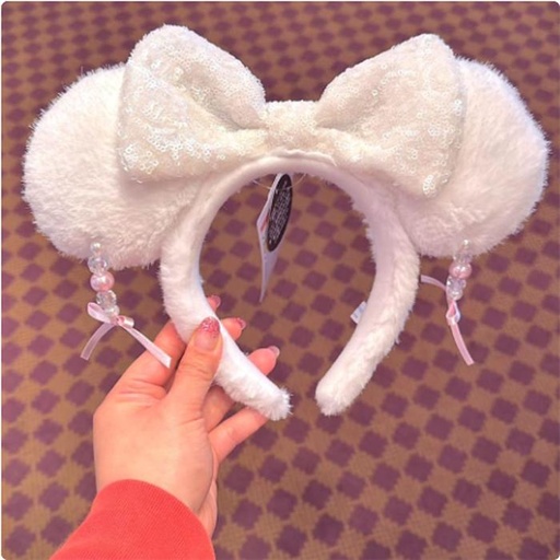 [12/20/2024-12:19-420] Fluffy Minnie White Headband
