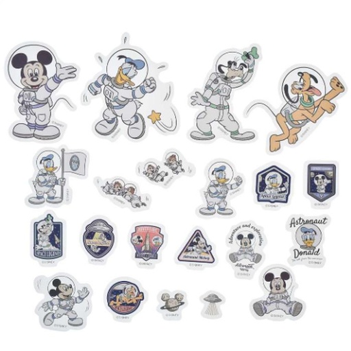 [12/27/2024-12:12-125] Clear Sticker Disney Astronaut 