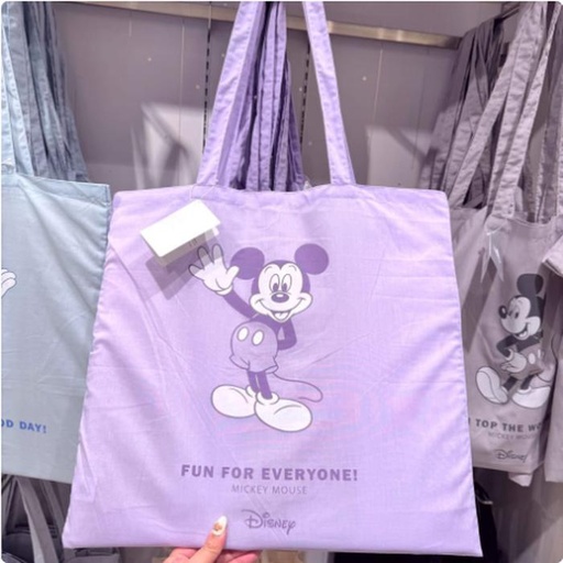 [12/28/2024-18:51-300] Eco bag thin fine cloth - Mickey Violet