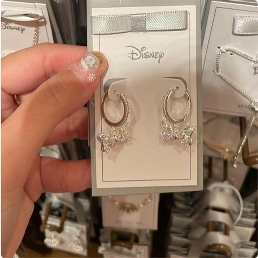 [1/1/2025-11:14-540] Earring Minnie Ribbon