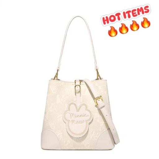 [1/1/2025-17:19-700] Minnie 2 Way Bag White 30 x 13 x 20 cm 