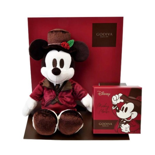 [1/2/2025-08:24-990] Godiva X Disney - Mickey Plush with Chocolate Box 