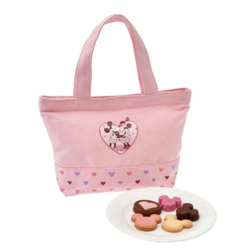 [1/2/2025-09:09-430] Tote Valentine Set - Tote with chocolate and biscuits, the tote has a zipper and bs lunch bag