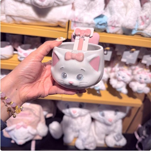 [1/2/2025-10:59-460] Ceramic Mug Marie Include Ceramic Spoon 