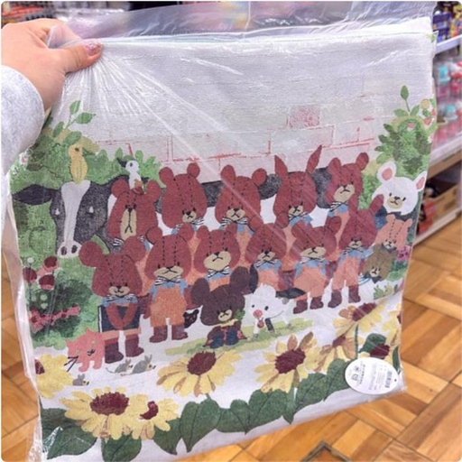 [1/3/2025-12:25-500] Kuma no gakkou pillow cushion 45x45cm