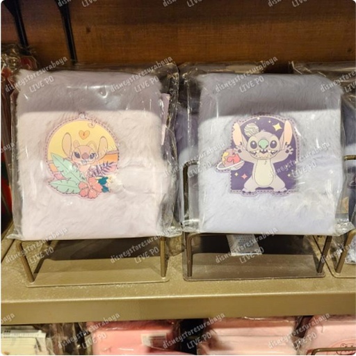 [1/9/2025-15:42-400] Fabric Cover Notebook - Angel / Stitch 