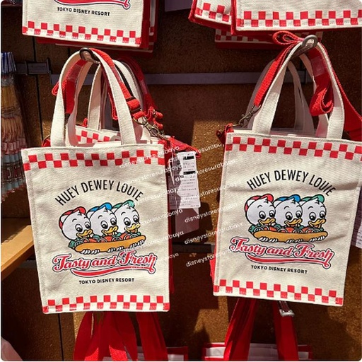 [1/17/2025-11:53-660] Shoulder Bags Huey Dewey Louie, there is a long rope too