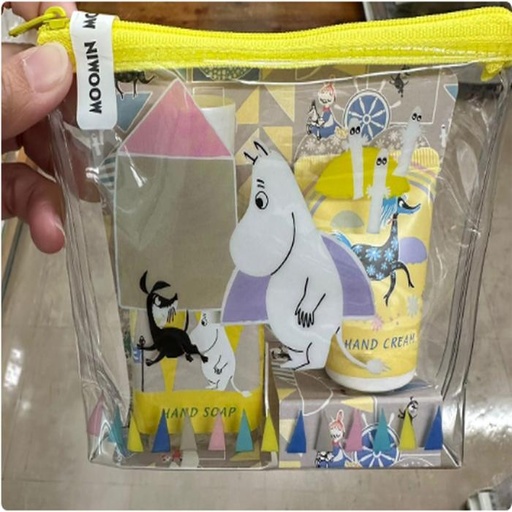 [1/25/2025-11:42-200] Yellow set Handcream Moomin Include Pouch 