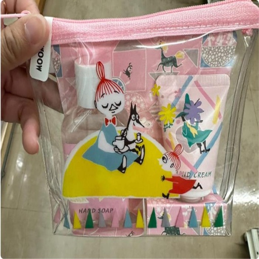 [1/25/2025-11:42-200] Pink Sets Handcream Moomin Include Pouch 