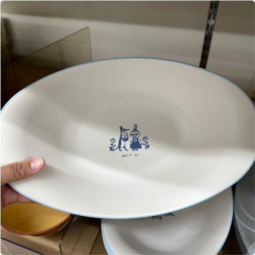 [1/25/2025-11:53-290] Thick Melamine Oval Bowl Little My 