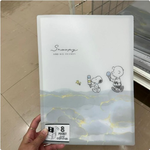 [1/25/2025-13:55-125] Snoopy 8 Pocket File motif B