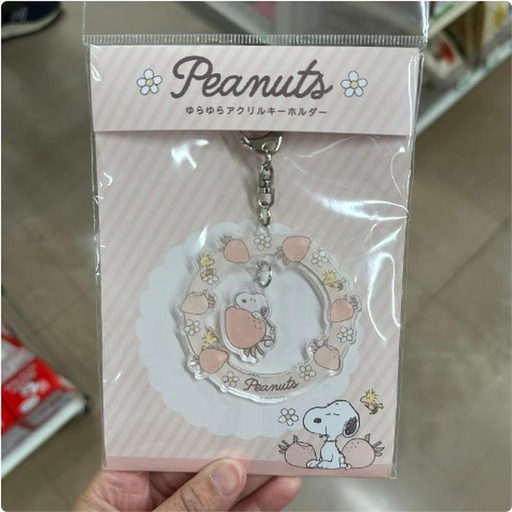 [1/25/2025-14:28-135] Keychain Snoopy Strawberry Pink