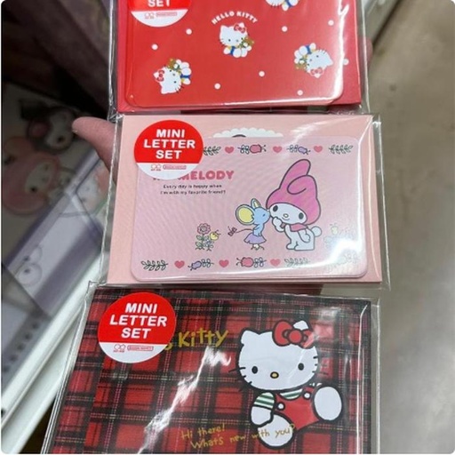 [1/25/2025-15:40-None60] Mini Letter Sets Sanrio per set