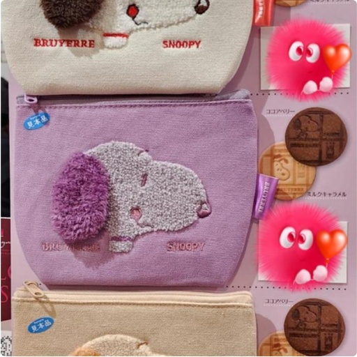 [1/25/2025-19:26-390] Snoopy X Bruyerre - Pouch with Choco Cookie