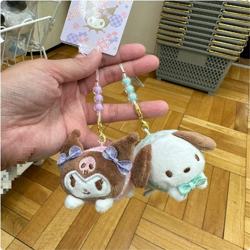 [1/18/2025-14:59-135] Keychain Mascot Kuromi / Pochacco Japanese Style Pastel Color