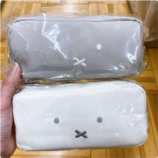 [1/18/2025-15:17-285] Miffy Pencil Case Gray / White