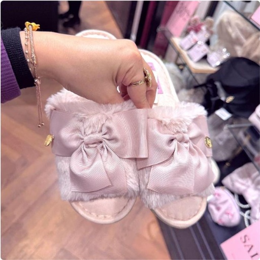 [1/19/2025-19:07-580] Room Slipper MDF up to 24.5 cm Pink Ribbon