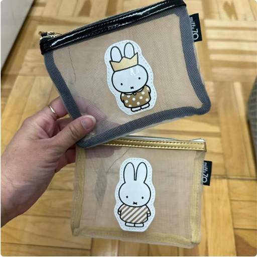 [1/20/2025-08:01-240] Miffy Mesh Pouch Black / Brown
