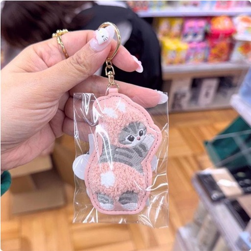 [1/20/2025-12:36-215] Keychain Embroidery Mofusand Pink