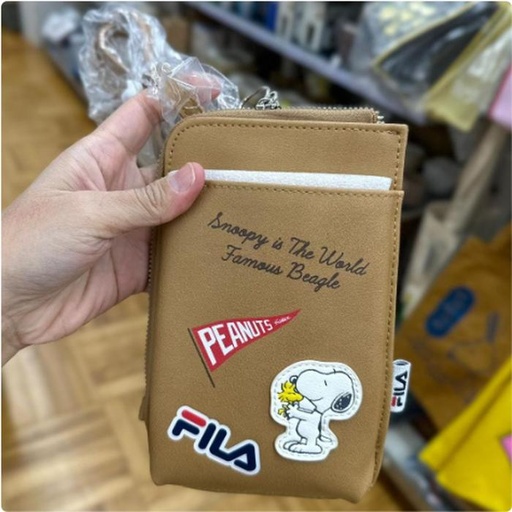 [1/20/2025-14:04-695] Fila X Snopopy Shoulder Bag Brown