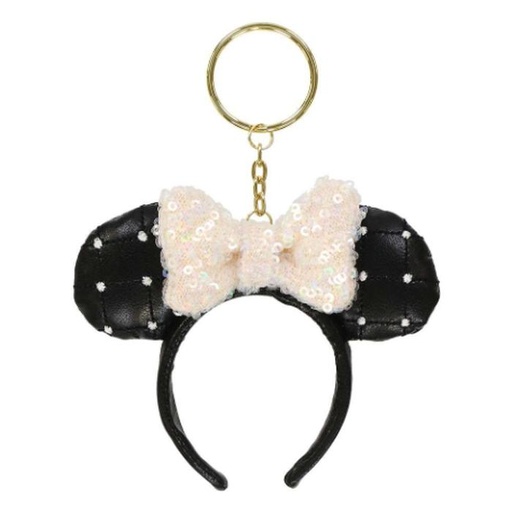 [1/28/2025-16:43-210] Minnie Black Sequin Bow Bando Keychain 