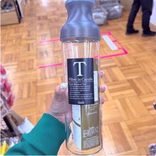 [1/21/2025-12:50-430] Coldbrew Tea Bottle. Hario brand made in jp 1 liter