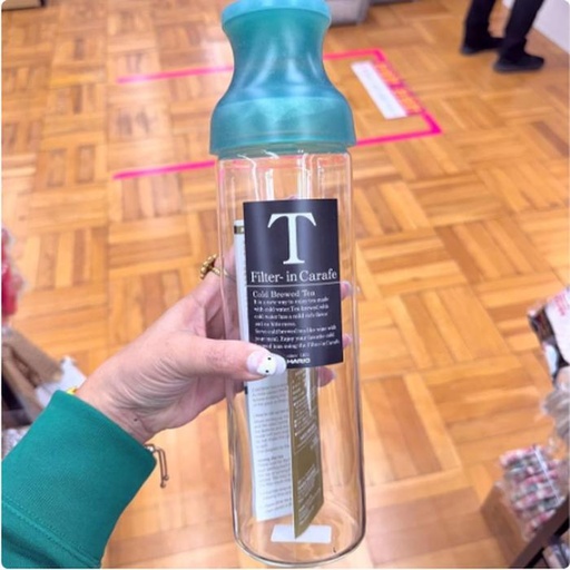 [1/21/2025-12:50-430] Cold Brew Tea Bottle. Green Hario 1 Liter