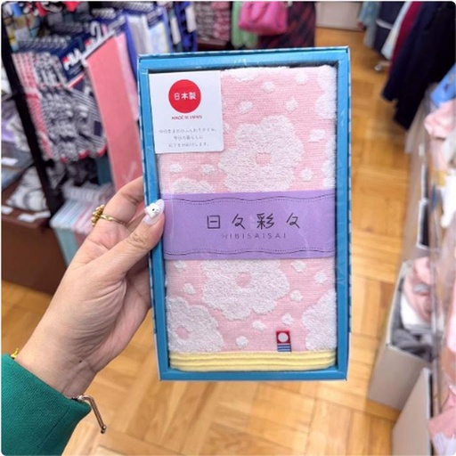 [1/21/2025-15:44-190] Imabari Towel No Box Pink. Made in Japan