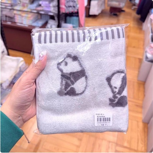 [1/21/2025-15:48-210] Face towel Bear White Imabari Made in Japan 