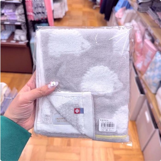 [1/21/2025-15:51-210] Face towel Hedgehog Gray Imabari Made in Japan 