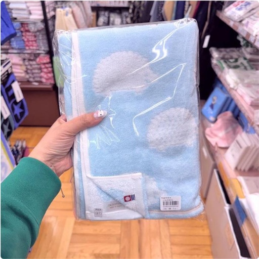 [1/21/2025-16:03-380] Bath Towel Imabari Japan Motif Animal Biru Landak
