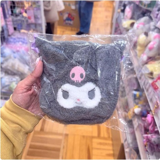 [1/21/2025-21:27-210] Kuromi Drawstring Pouch Soft