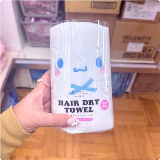[1/21/2025-21:42-230] Hair Dry Towel Microfiber Cinnamoroll