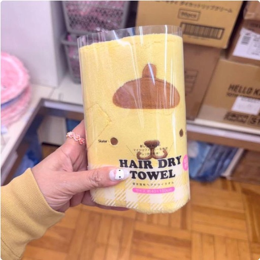 [1/21/2025-21:42-230] Hair Dry Towel Microfiber Quick Pompurin