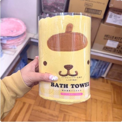 [1/21/2025-21:51-350] Pompompurin Bath towel 60 x 120 cm