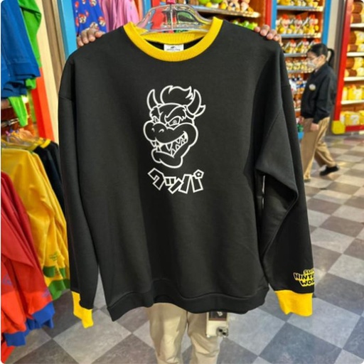 [1/23/2025-09:16-990] Sweatshirt Bowser size M L XL