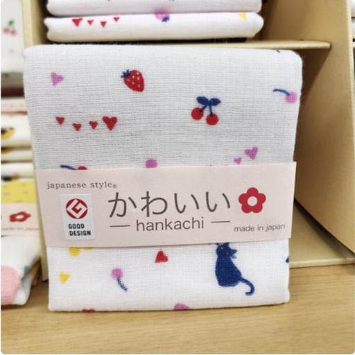 [1/23/2025-14:22-None75] Handkerchief / Minitowel Gauze Made in Japan 30 x 30 cm @Each