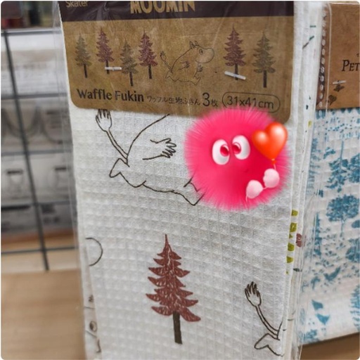[1/23/2025-20:19-150] Waffle Fukin Character Fill 3 pcs. Kitchen Towel Multipurpose 31 x 41 cm 