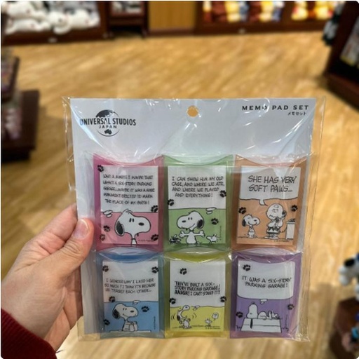[1/26/2025-11:21-310] Memo Pad set Snoopy